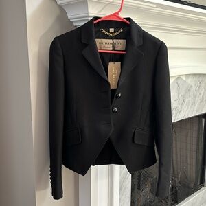 Black Burberry London Blazer